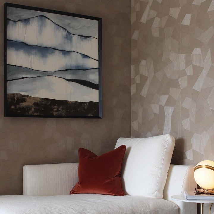 Asymmetrical Crescent Sphere LED Table Lamp
