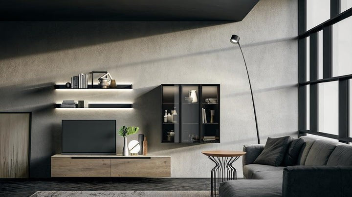 Asymmetrical Crescent Sphere LED Table Lamp