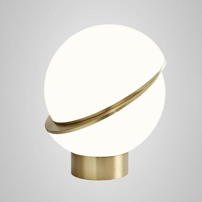 Asymmetrical Crescent Sphere LED Table Lamp