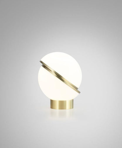 Asymmetrical Crescent Sphere LED Table Lamp
