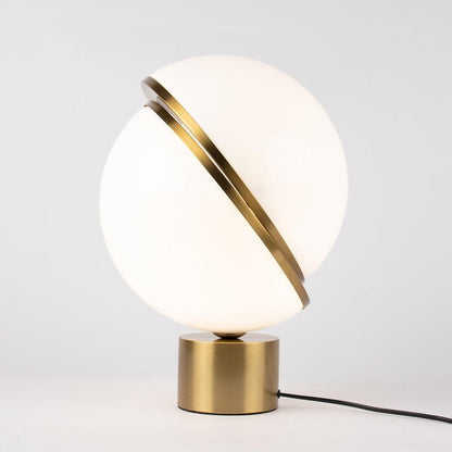 Asymmetrical Crescent Sphere LED Table Lamp