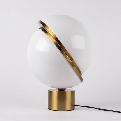 Asymmetrical Crescent Sphere LED Table Lamp