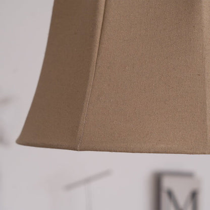 Beige Handcrafted Linen Pendant Light Fixture