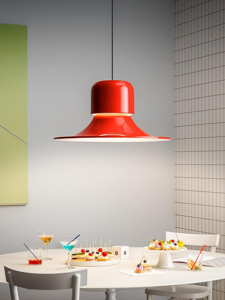 Bell-Shaped LED Pendant Light – Modern Interior Lighting