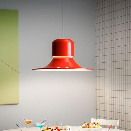 Bell-Shaped LED Pendant Light – Modern Interior Lighting