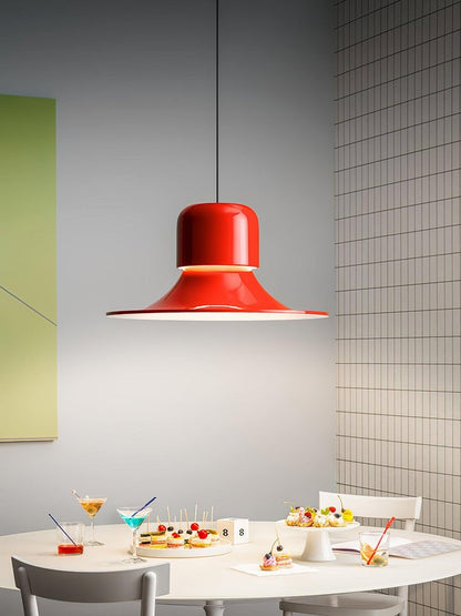 Bell-Shaped LED Pendant Light – Modern Interior Lighting