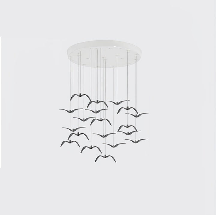 Bird-Inspired Wing LED Pendant Light
