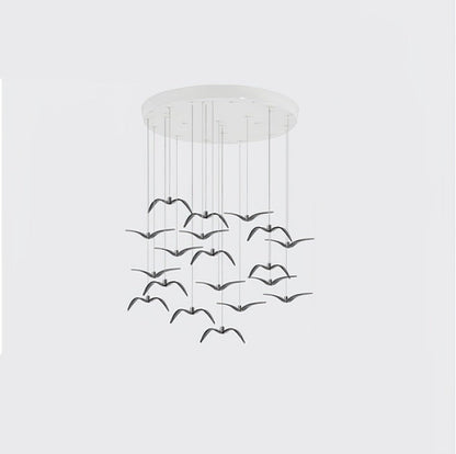 Bird-Inspired Wing LED Pendant Light
