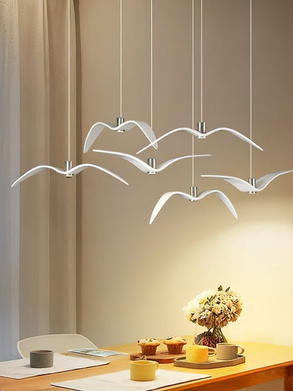 Bird-Inspired Wing LED Pendant Light