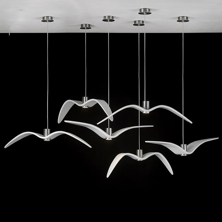 Bird-Inspired Wing LED Pendant Light