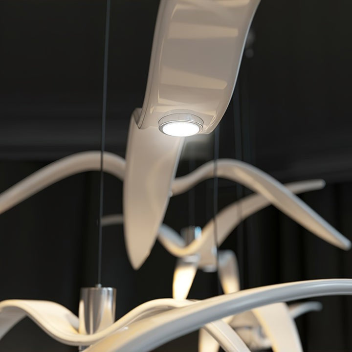 Bird-Inspired Wing LED Pendant Light
