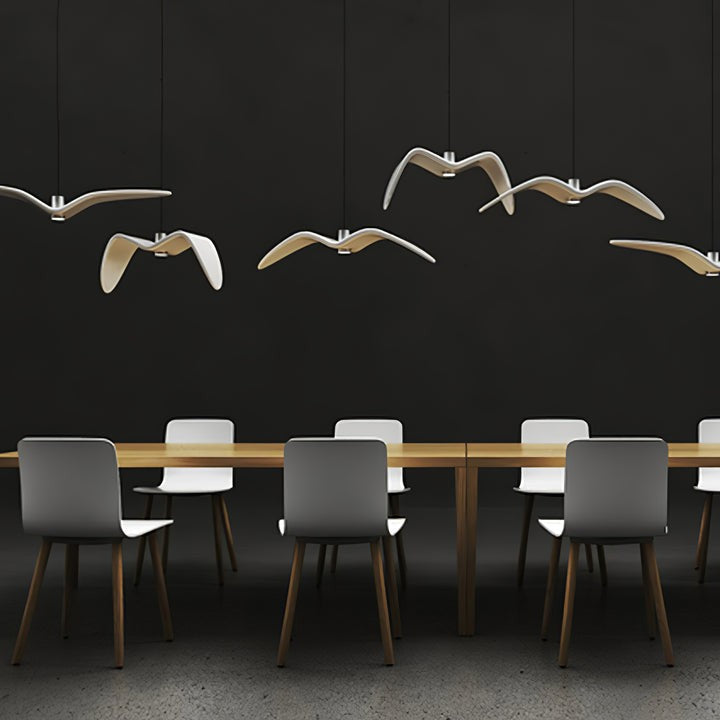 Bird-Inspired Wing LED Pendant Light