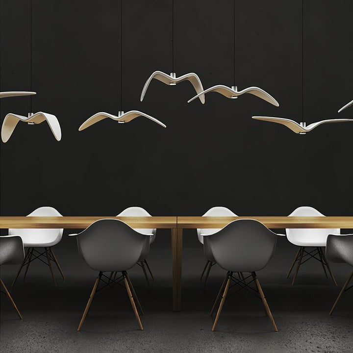 Bird-Inspired Wing LED Pendant Light