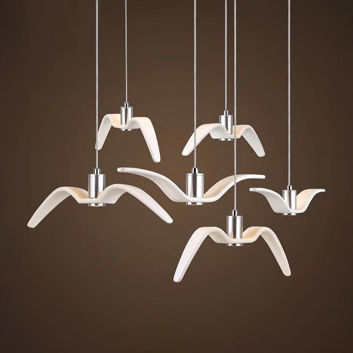 Bird-Inspired Wing LED Pendant Light