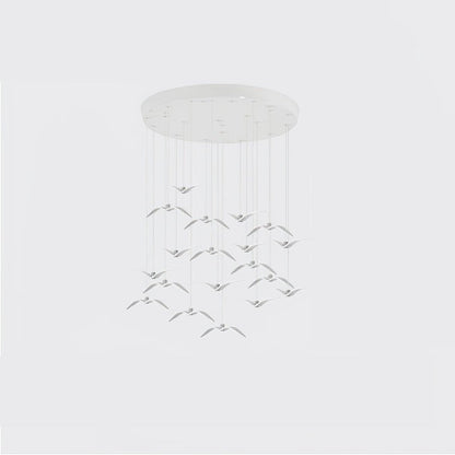 Bird-Inspired Wing LED Pendant Light