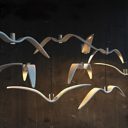 Bird-Inspired Wing LED Pendant Light