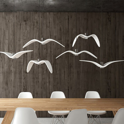 Bird-Inspired Wing LED Pendant Light