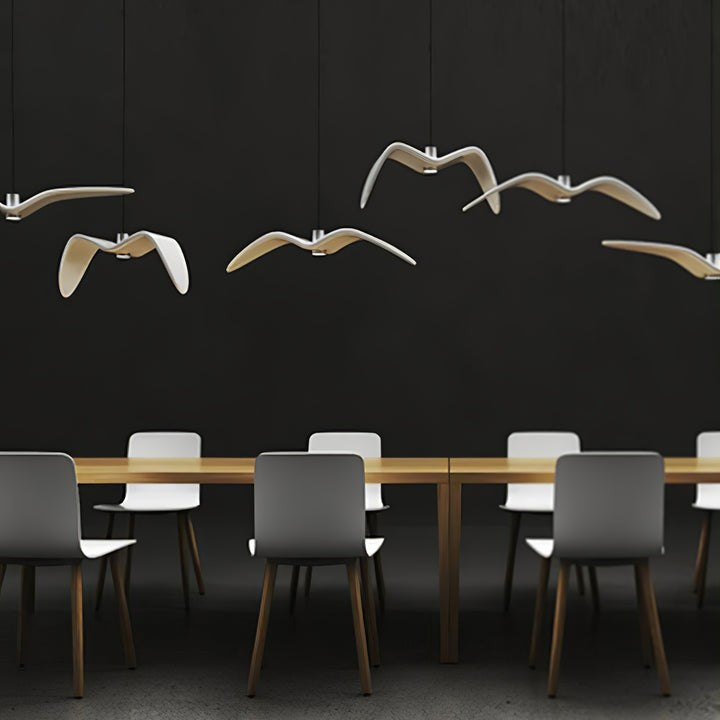 Bird-Inspired Wing LED Pendant Light