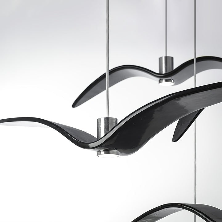 Bird-Inspired Wing LED Pendant Light