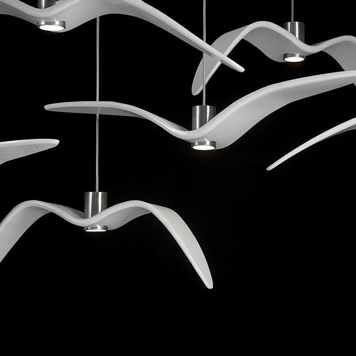 Bird-Inspired Wing LED Pendant Light