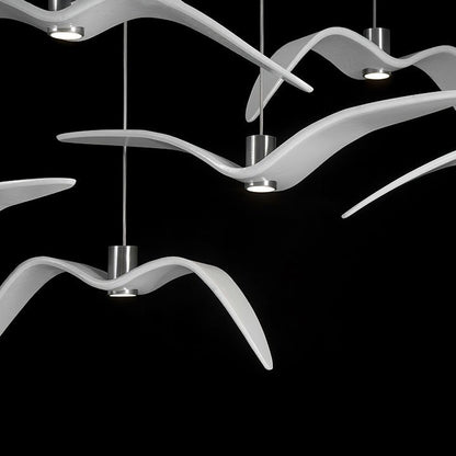 Bird-Inspired Wing LED Pendant Light