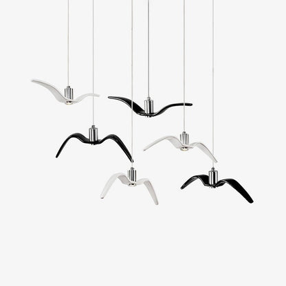Bird-Inspired Wing LED Pendant Light