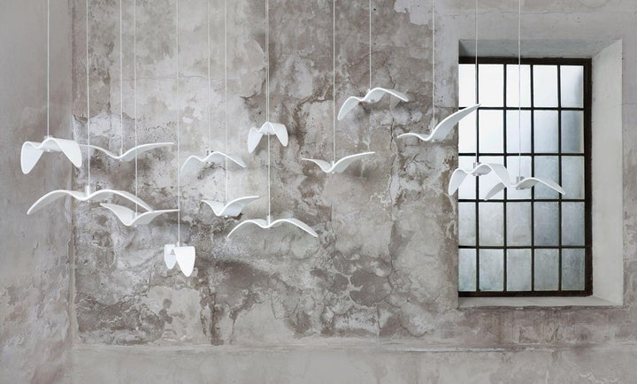 Bird-Inspired Wing LED Pendant Light