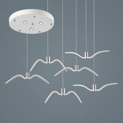 Bird-Inspired Wing LED Pendant Light