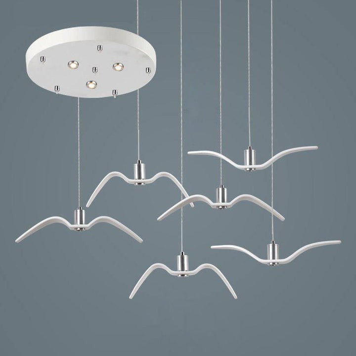 Bird-Inspired Wing LED Pendant Light