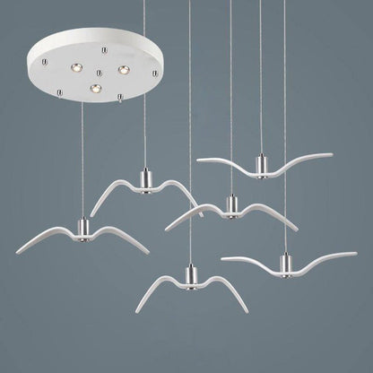 Bird-Inspired Wing LED Pendant Light
