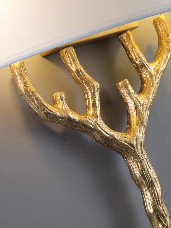 Brass Branch LED Wall Light Fixture