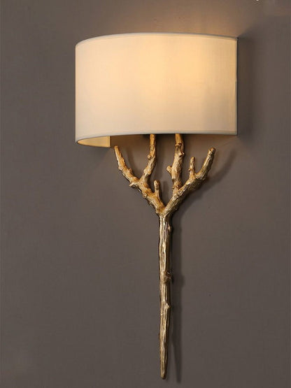 Brass Branch LED Wall Light Fixture