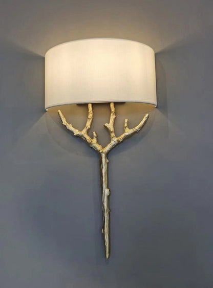 Brass Branch LED Wall Light Fixture