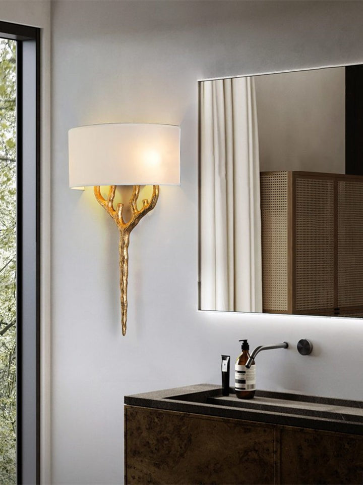 Brass Branch LED Wall Light Fixture