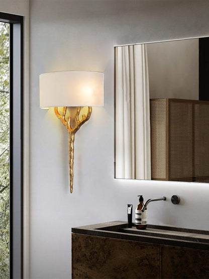 Brass Branch LED Wall Light Fixture