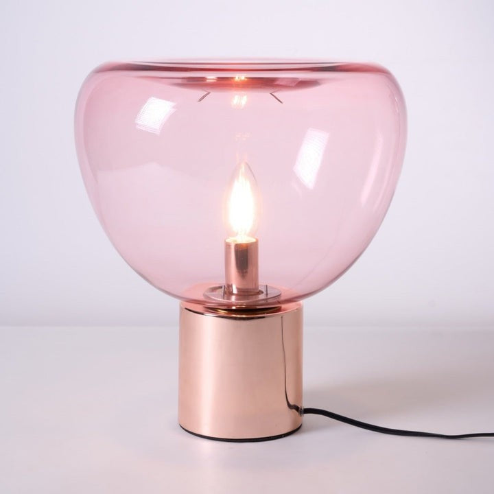 Bubble Effect Glass LED Table Lamp