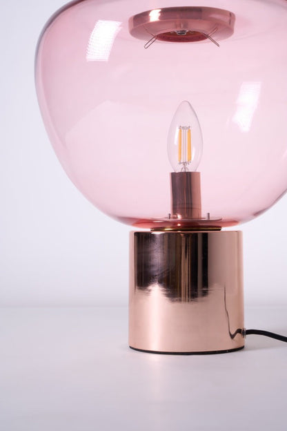 Bubble Effect Glass LED Table Lamp