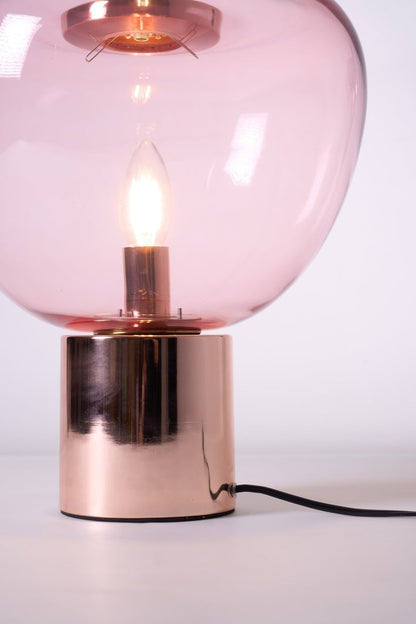 Bubble Effect Glass LED Table Lamp
