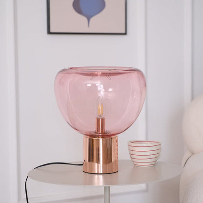 Bubble Effect Glass LED Table Lamp