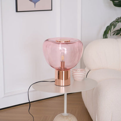Bubble Effect Glass LED Table Lamp