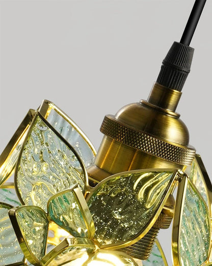 Capiz Flower Sphere Pendant Light