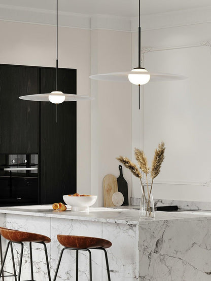 Celestial Floating Disk LED Pendant Lamp