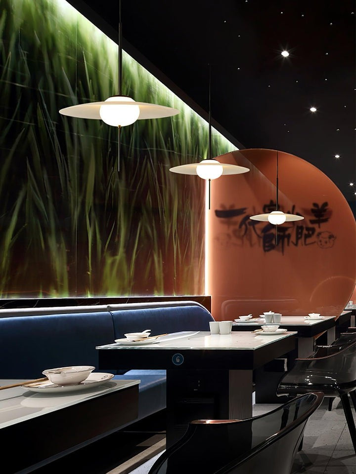 Celestial Floating Disk LED Pendant Lamp