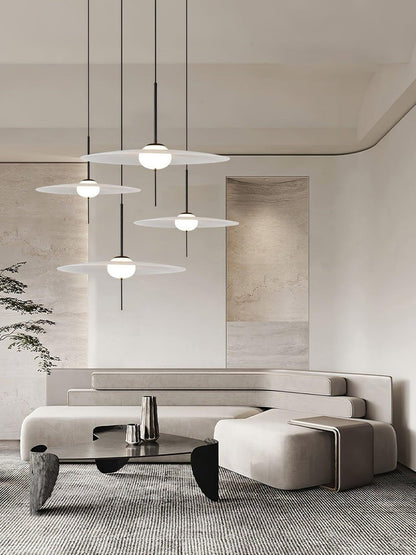 Celestial Floating Disk LED Pendant Lamp