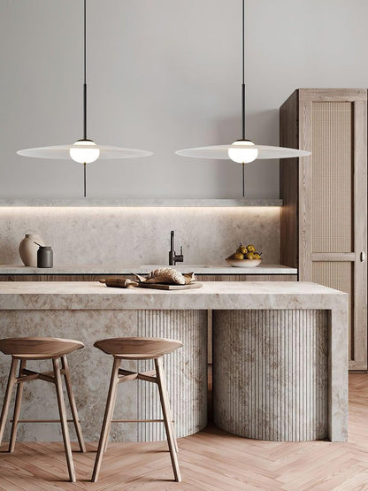 Celestial Floating Disk LED Pendant Lamp