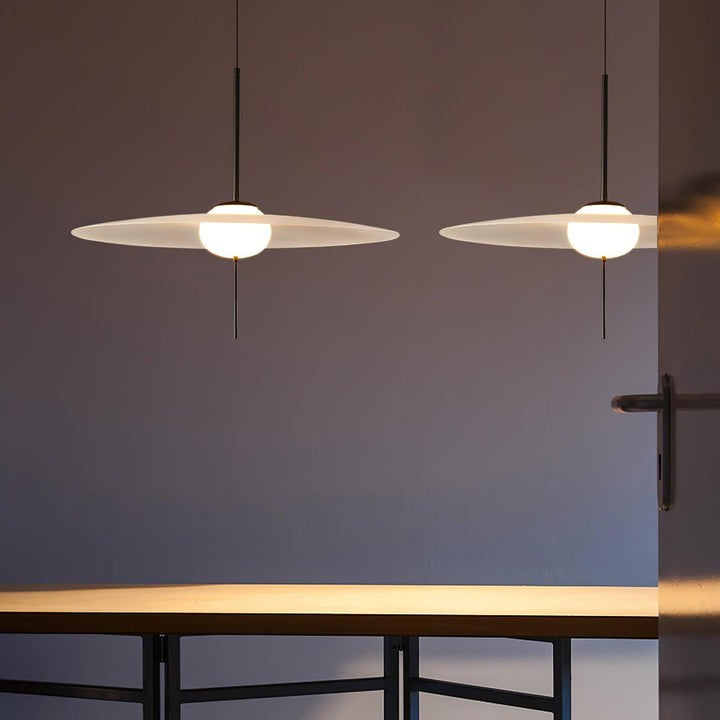 Celestial Floating Disk LED Pendant Lamp
