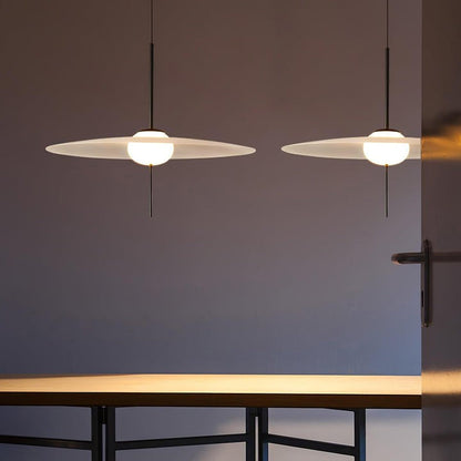 Celestial Floating Disk LED Pendant Lamp