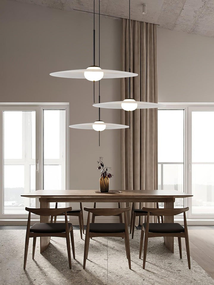 Celestial Floating Disk LED Pendant Lamp