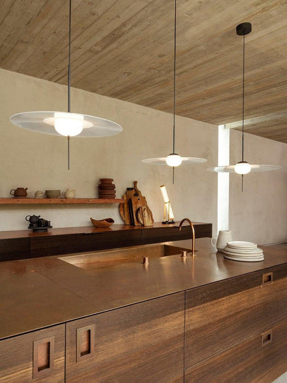 Celestial Floating Disk LED Pendant Lamp