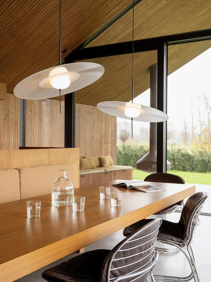 Celestial Floating Disk LED Pendant Lamp